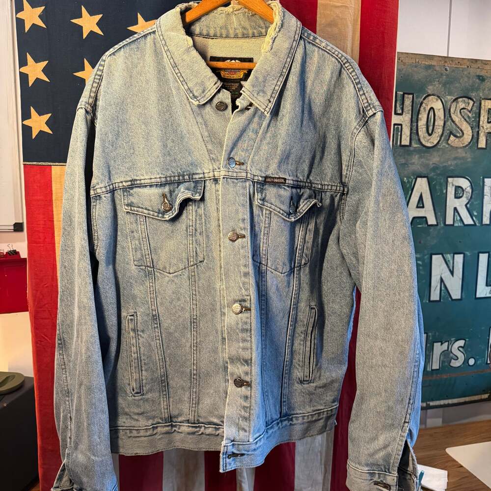 Vintage Harley Davidson Denim Jacket